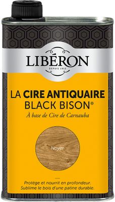 Cire antiquaire liquide "Black Bison" noyer 0,5 L - LIBERON