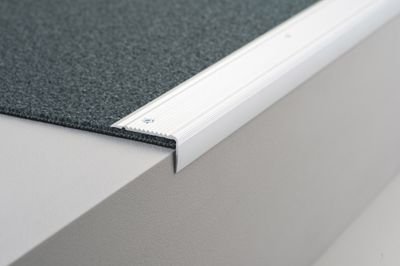 Nez de marche aluminium brut 45 x 23 mm 2 m CQFD