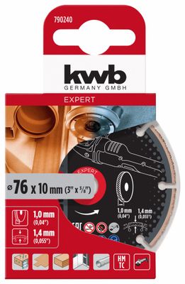 Disque de tronçonnage carbure 76 mm - EINHELL