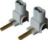 Peigne horizontal phase/neutre 13 modules + bornes d'alimentation par 2 - BATILEC