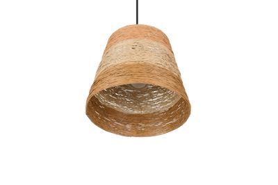 Suspension E27 Ø30 cm Joeline fil de papier naturel 10W - CASALUM