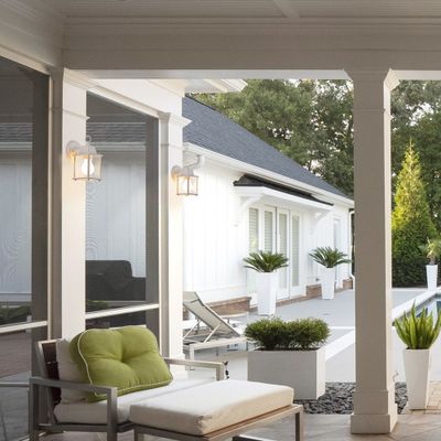 Applique extérieur E27 Palerme blanc IP44 60W - COREP