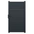 Portillon aluminium JASMIN l.1,00 x H.1,834 m gris livraison directe à domicile GARDEN GATE