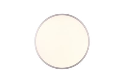 Plafonnier YUMA rétroéclairé titane LED 35W 4200 lumens blanc dynamique CCT - TRIO