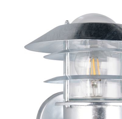 Applique extérieur montante E27 IP44 10W Zinc - Ruvuma TRIO