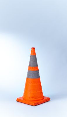 Cône de signalisation rétractable lumineux hauteur 72 cm MOTTEZ