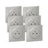 Prises 2 pôles + terre surface complètes Dooxie aluminium par 6 - LEGRAND