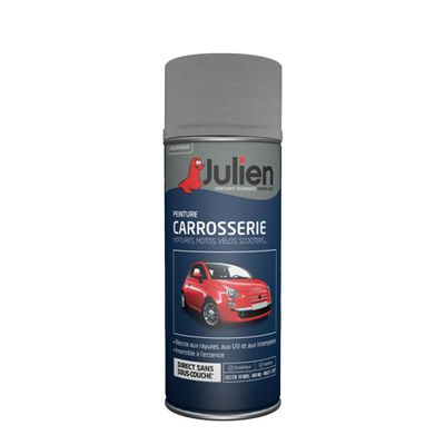 Bombe de peinture carrosserie reflet argent métallisé 400 mL - JULIEN