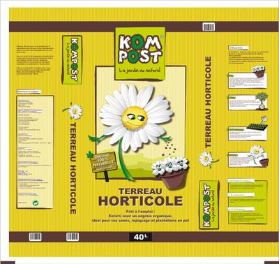 Terreau horticole sans tourbe 40 L - RACINE
