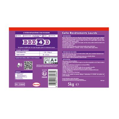 Colle pour revêtements lourds 5 kg METYLAN