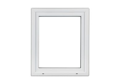 Fenêtre PVC blanc 1 vantail tirant droit H.95 x l. 80 cm CLOSY