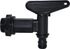 Robinet de cuve en plastique PEHD noir avec nez rapide mâle 20x27mm - BOUTTE