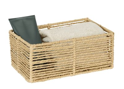 Corbeille de salle de bains beige Meria S - WENKO