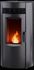 Poêle à granulés 6,3 kW P6 avec sortie arrière 7 étoiles flammes vertes - ADURO