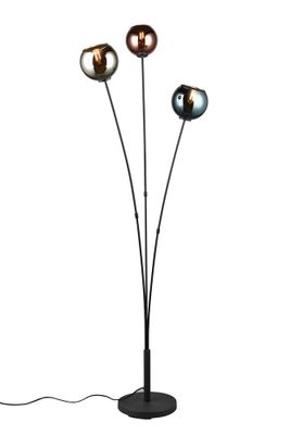 Lampadaire E14 Sheldon verre multicolore  3x10W - REALITY