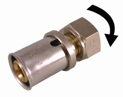 Raccord femelle 1/2 pour tube multicouche diamètre 16 mm