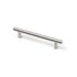 Poignée de meuble cylindrique inox entraxe 128 mm REI