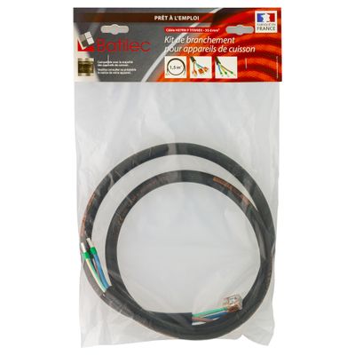 Câble d'alimentation pour appareil de cuisson 3G6 mm² 1,5 m - BATILEC