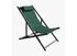 Chaise de jardin pliante LENA chilienne aluminium graphite vert lot de 2, Livraison à domicile incluse - PROLOISIRS