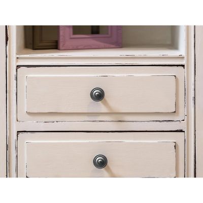 Bouton de meuble Lyonnais vieil argent diamètre 35 mm REI