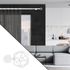 Embout déco géometrique en métal diam 28 mm Finition Blanc mat - MOBOIS