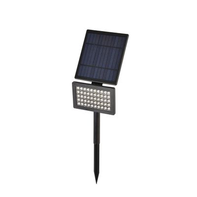 Spot à piquer extérieur solaire LED Solar noir IP44 500 lumens blanc chaud  - COREP