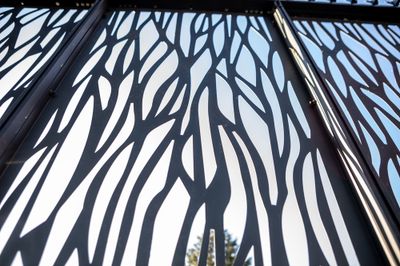 Panneaux décoratifs en métal par 5 pour pergola bioclimatique HABRITA
