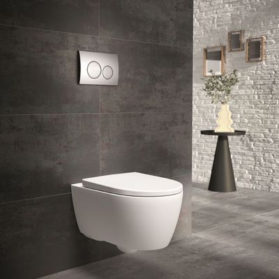 Pack WC suspendu sans bride G-600 Pure Mat V2 - GEBERIT
