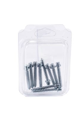 Pattes à vis bichrome diamètre 7 mm longueur 50 mm par 10 - EDILIANS