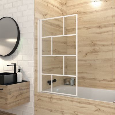 BRICKS WHITE PARE BAIGNOIRE 125X75