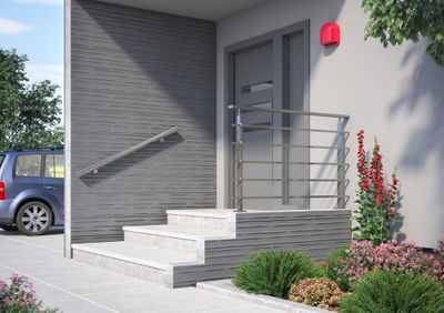 Main courante -  Aluminium anodisé -  L 2,00 m - SOGEM