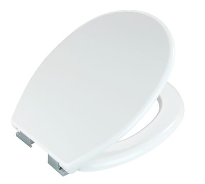 Abattant WC frein de chute duroplast blanc Tucson - WENKO