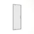 Porte de douche pivotante 80x200 cm profilé chrome verre transparent 8 mm Signature - OCEA