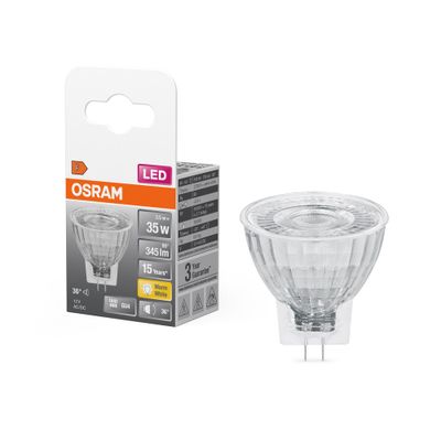 Ampoule spot LED GU4 4 W = 345 lumens blanc chaud - OSRAM