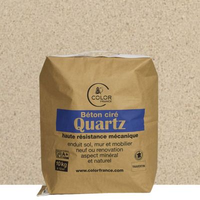 Béton Quartz TRAVERTIN sac 10kg  - COLOR FRANCE