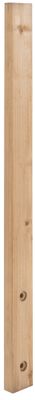 Lot 2 demi-poteaux de finition sapin garde corps Moka - 35 x 70 x 960 mm - BURGER