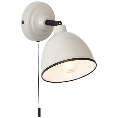 Spot mural en saillie orientable E14 28W métal gris/taupe - Telio BRILLIANT
