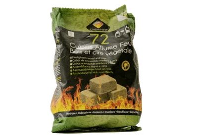 Allume feu 72 cubes CHEMINETT