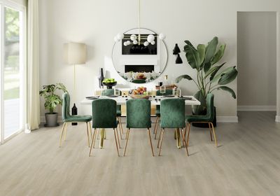 Sol vinyle effet bois beige SELMA NATURAL ép 5,7 mm 22,9 x 125,0 cm compatible pièce humide paquet de 2 m² GERFLOR