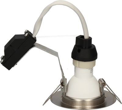 Spots LED encastrables GU10 lumière blanc chaud Acier par 3 - Quartz ARLUX