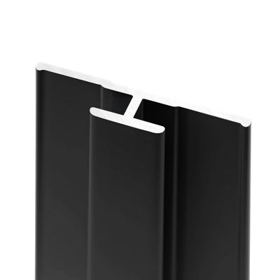 Profilé de jonction noir pour panneaux muraux de 255 cm - SCHULTE