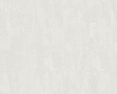 Papier peint expansé uni Bruges blanc cassé 53 cm x 10 m AS CREATION