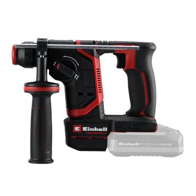 Ensemble 3 outils Brushless 18 V avec tour de rangement E-CASE : perceuse à percussion + perforateur + meuleuse d'angle (3 x 4,0 Ah) - EINHELL
