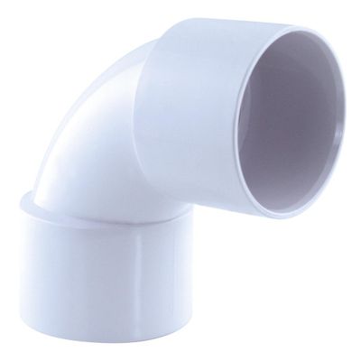Coude PVC évacuation 87° femelle/femelle Ø40 blanc - FITT