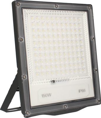 Projecteur extérieur LED solaire Prisma anthracite IP66 1500 lumens lumière du jour - ARLUX
