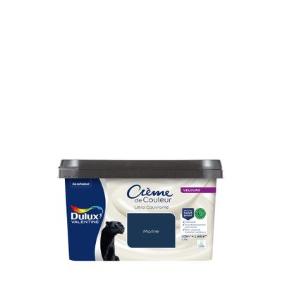 Peinture crème de couleur Marine velours 2,25L - DULUX VALENTINE