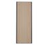Porte de placard Chêne Naturel Profil noir H 248,5 x L 62,2 cm YNGENIO