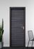 Bloc-porte fin de chantier postformé H.204 x l.83 cm décor mélanimé EBENE poussant gauche - SMIS