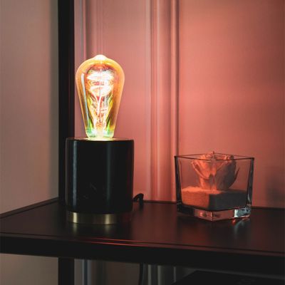 Ampoule Filament LED EDISON multicolore 4 W = 160 lumens blanc chaud - XANLITE