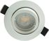Spots LED encastrables GU10 orientables lumière blanc chaud Blanc par 3 - Saphyr ARLUX